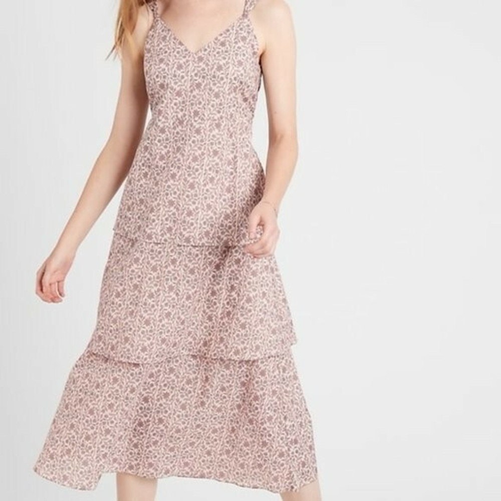 Tiered Midi Dress